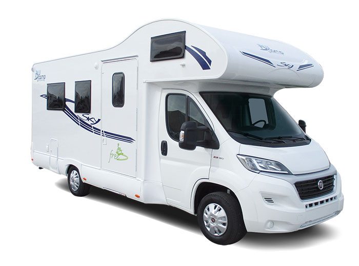 Autocaravana adaptada para silla de ruedas Blucamp Sky Free